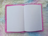 Fur Notebook with Light Unicorn