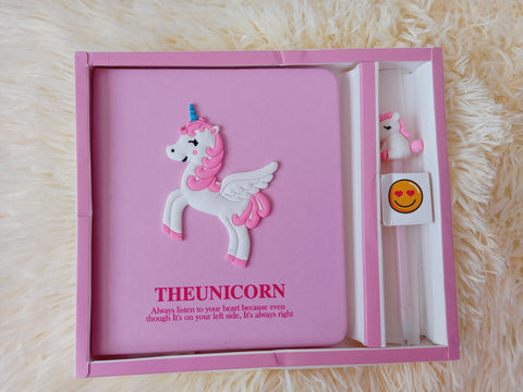 Unicorn Diary with Pen Combo