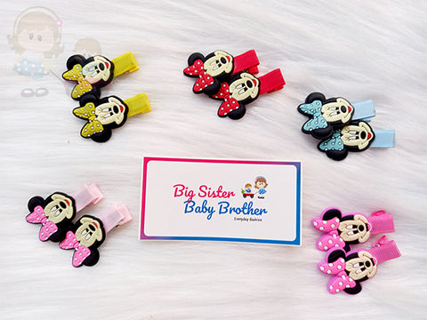 Mickey Mouse Side Clip (5 set)